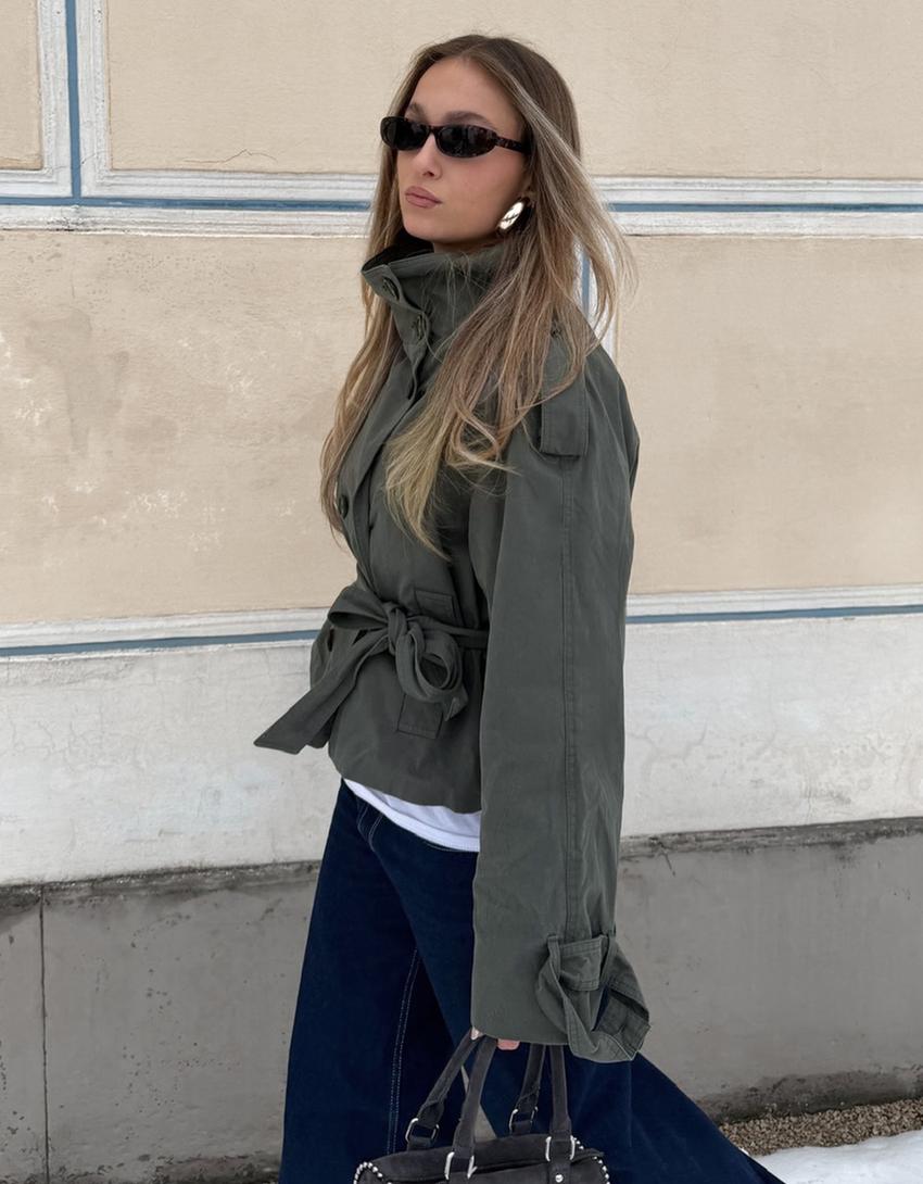 EVALYA ⎹ TRENCH COAT COL CHEMINÉE