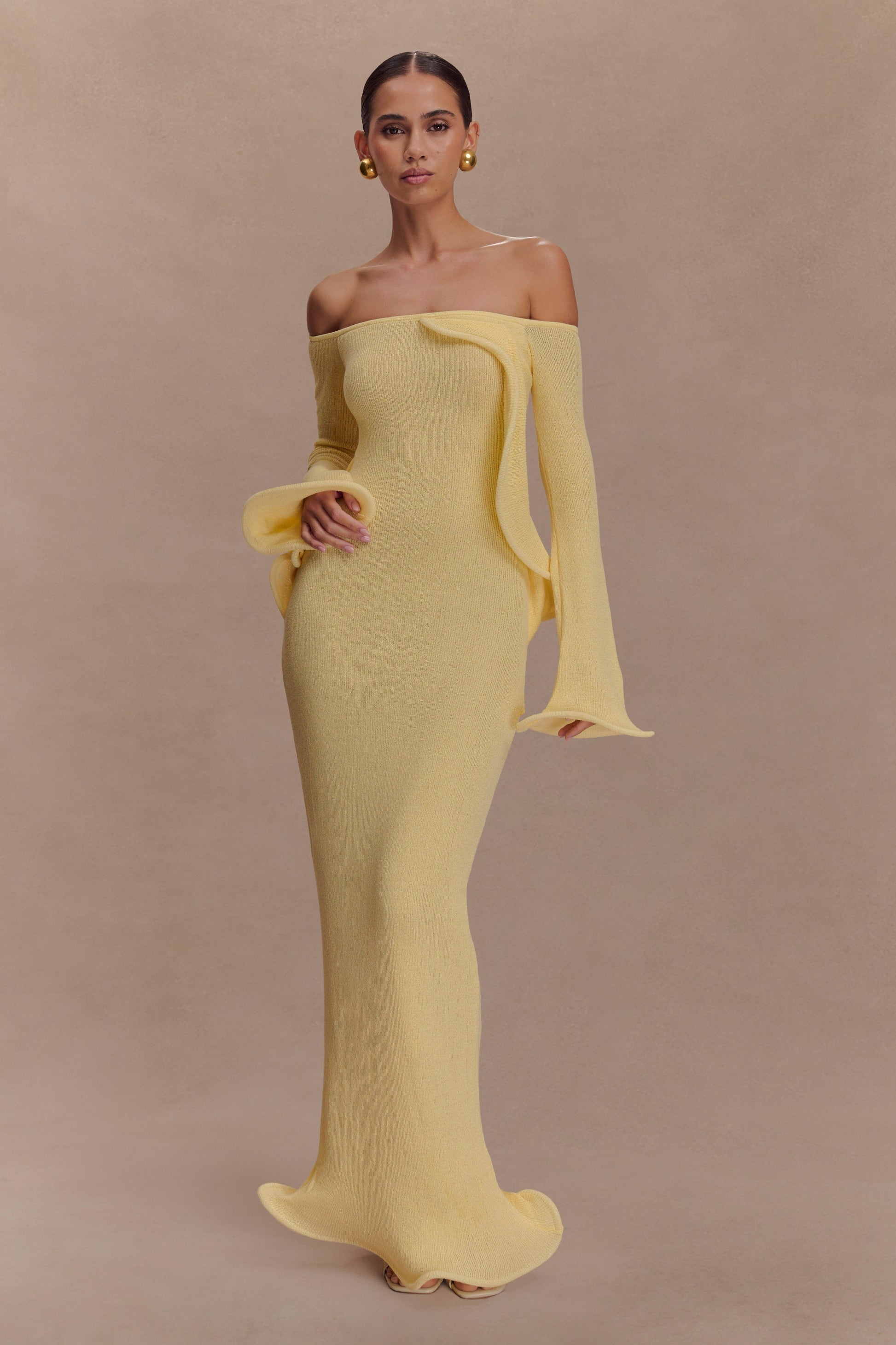 EVALYA ⎹ ROBE LONGUE EN MAILLE