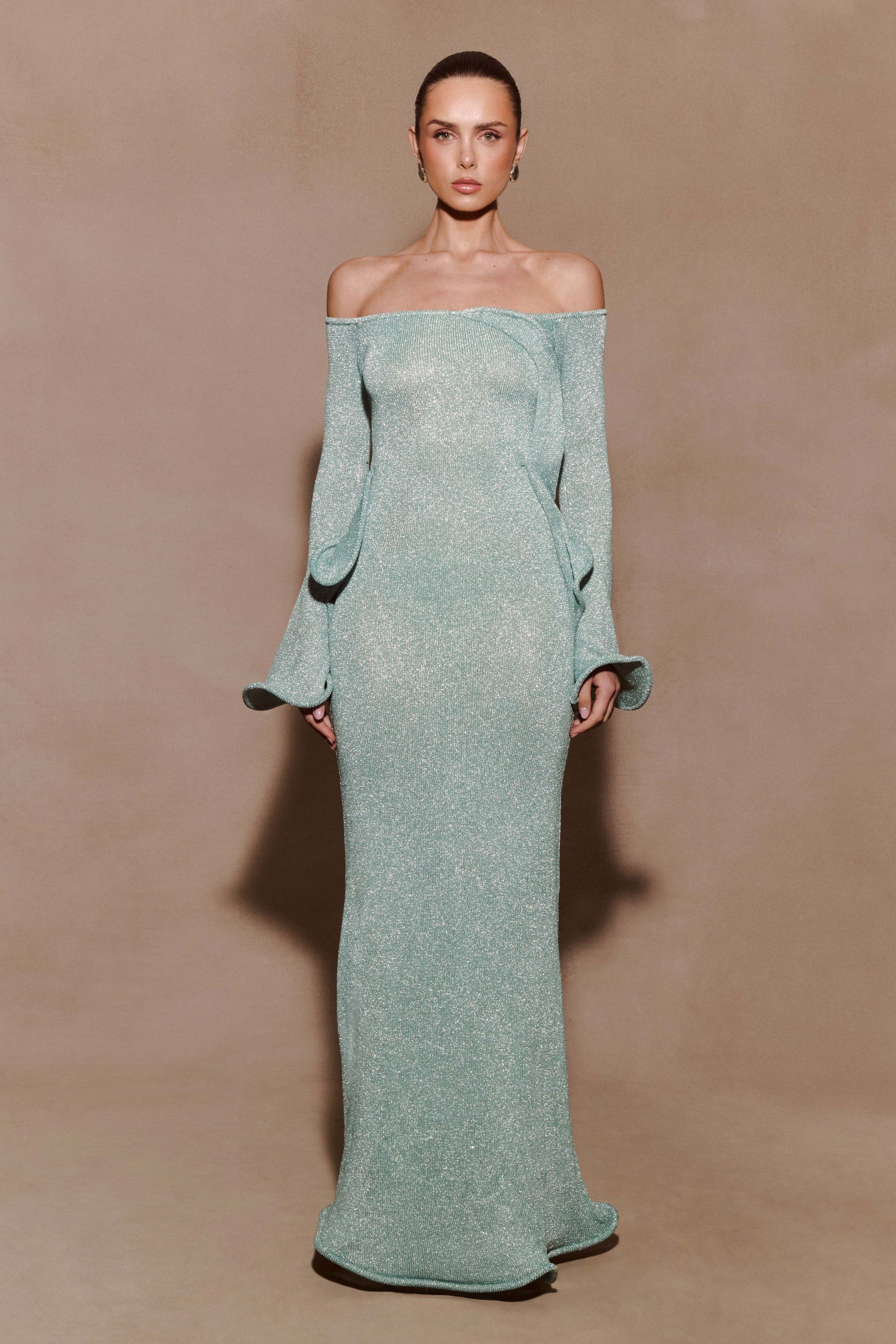EVALYA ⎹ ROBE LONGUE EN MAILLE