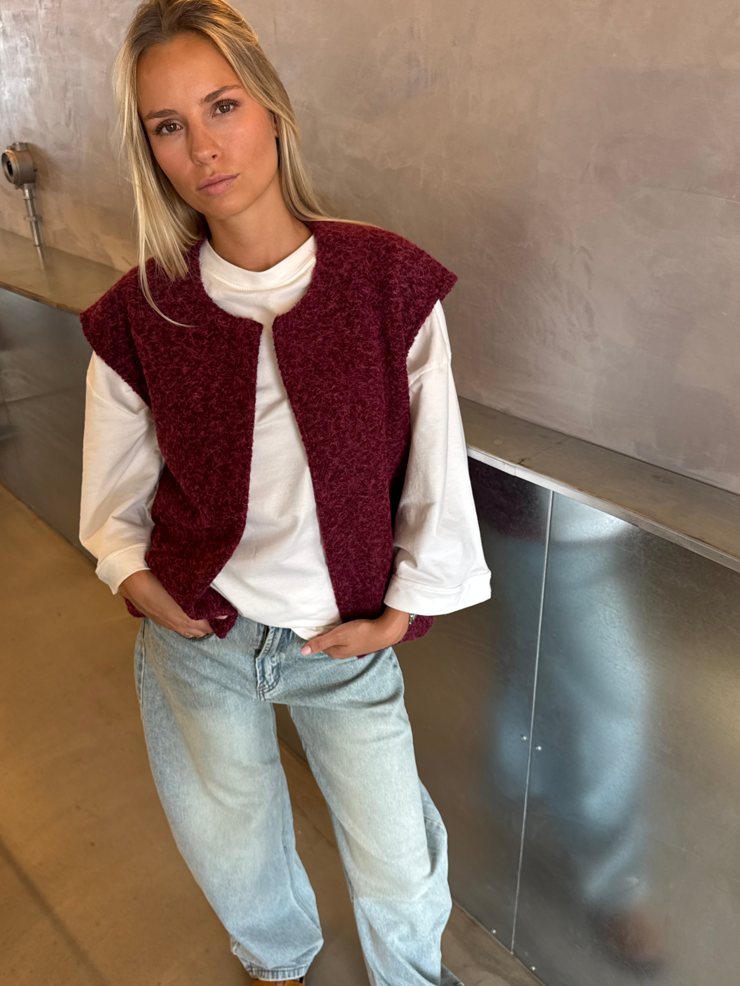 EVALYA ⎹ VESTE SANS MANCHE