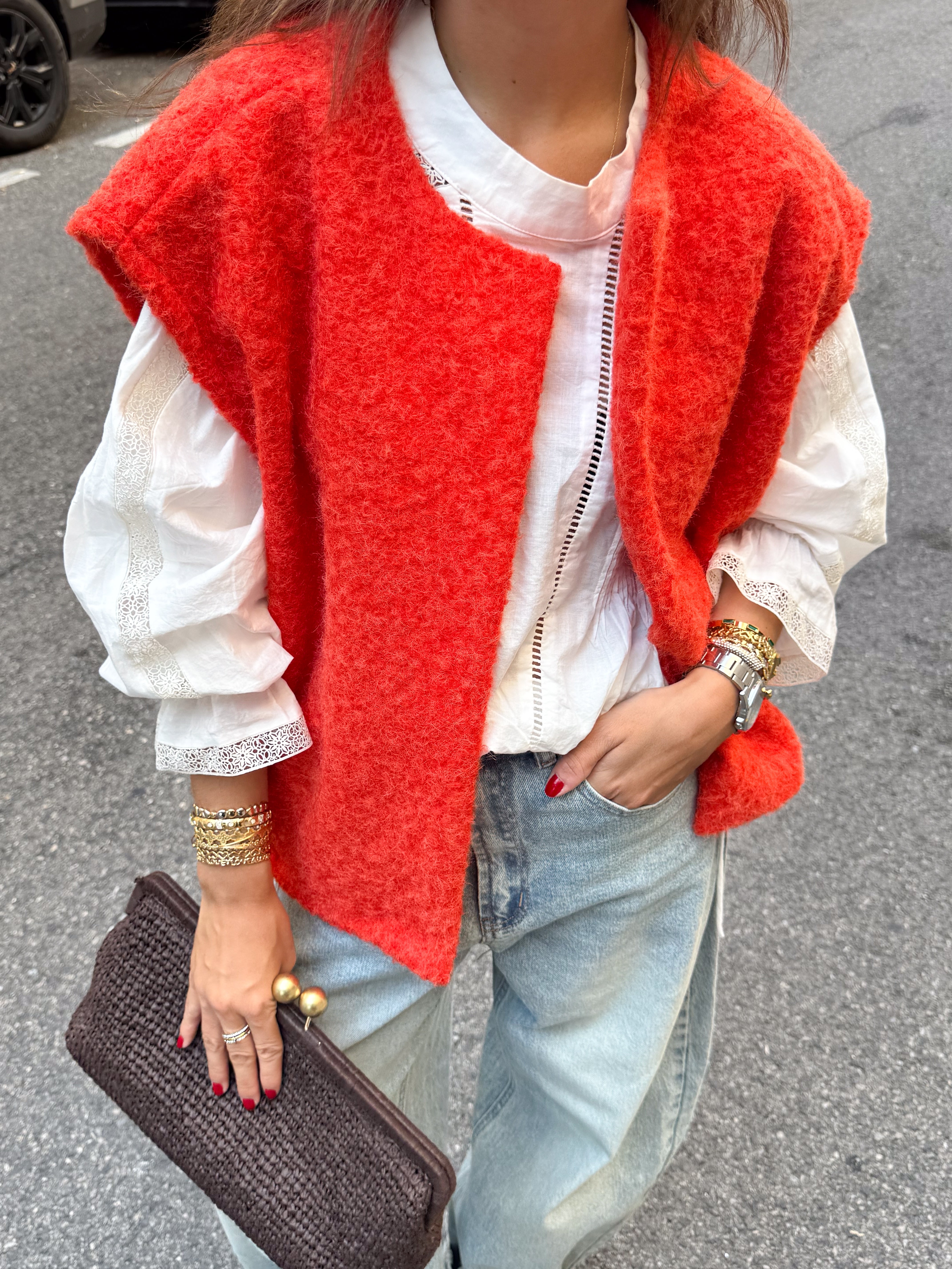 EVALYA ⎹ VESTE SANS MANCHE