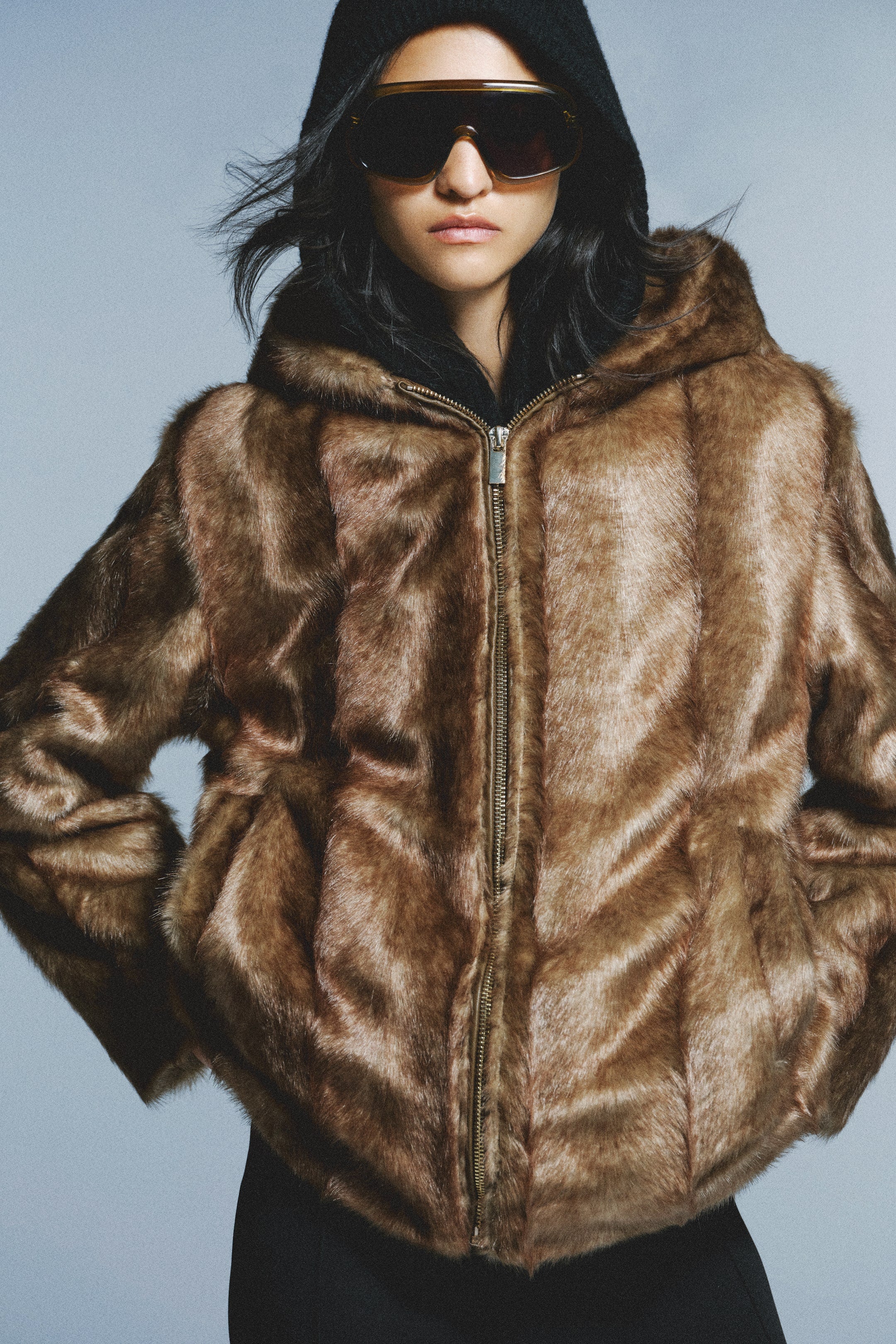 EVALYA ⎹ MANTEAU EN FOURRURE
