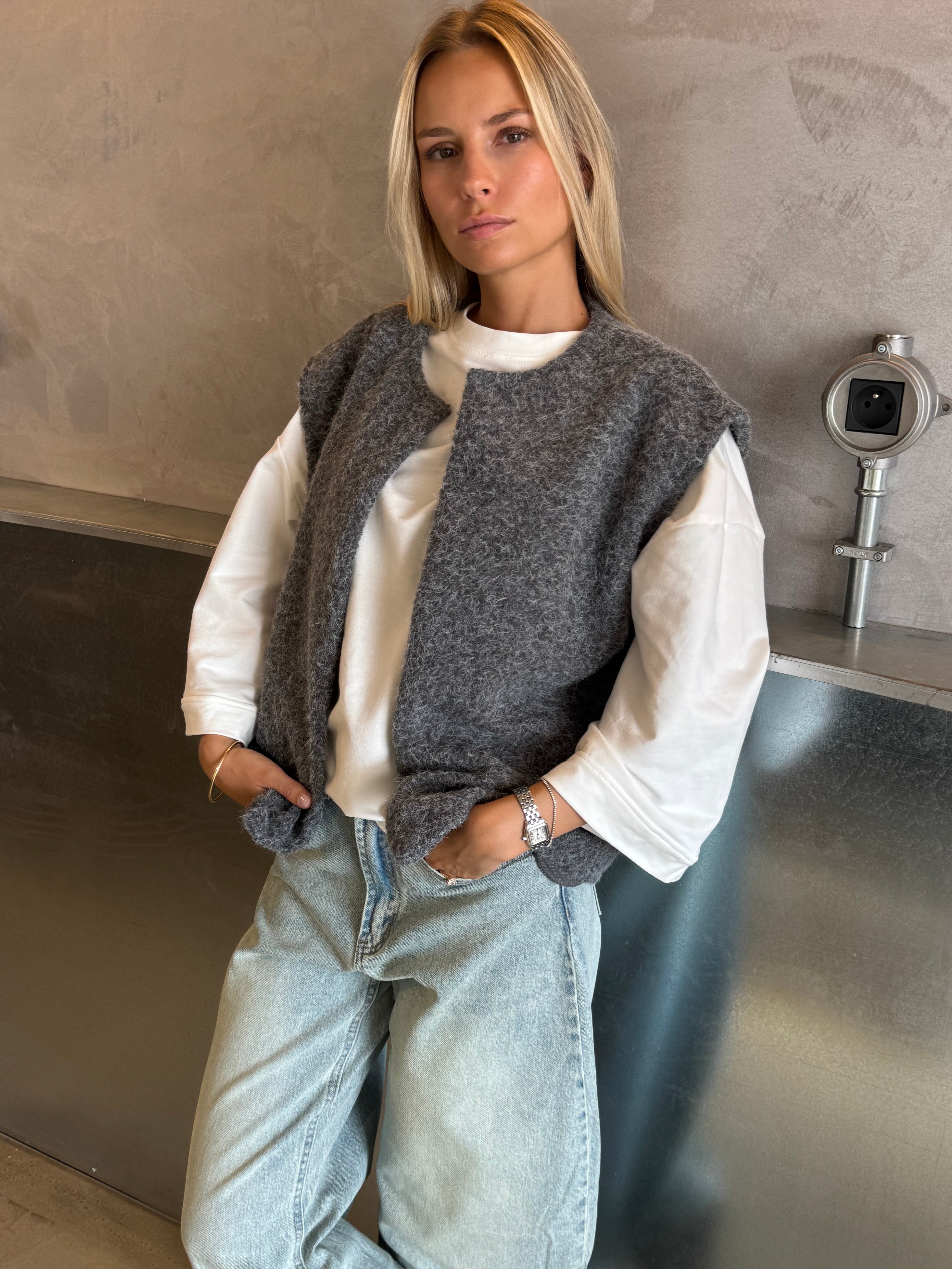 EVALYA ⎹ VESTE SANS MANCHE